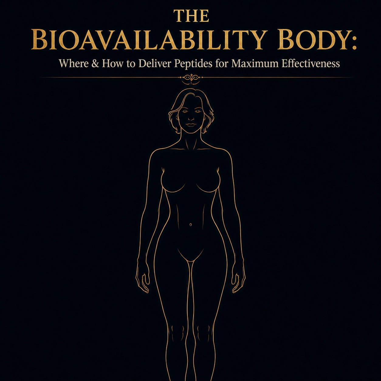 The Bioavailability Body: where and how to deliver peptides — mouth, face, shoulder, belly, thigh